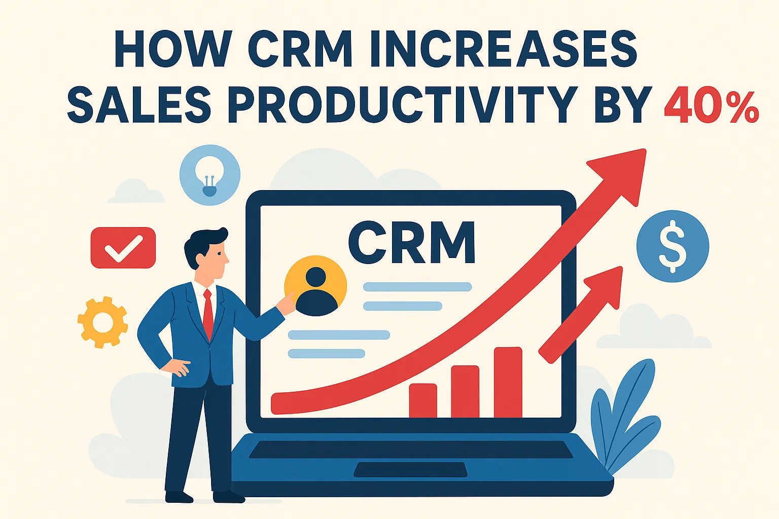 How CRM Increases Sales Productivity by 40%