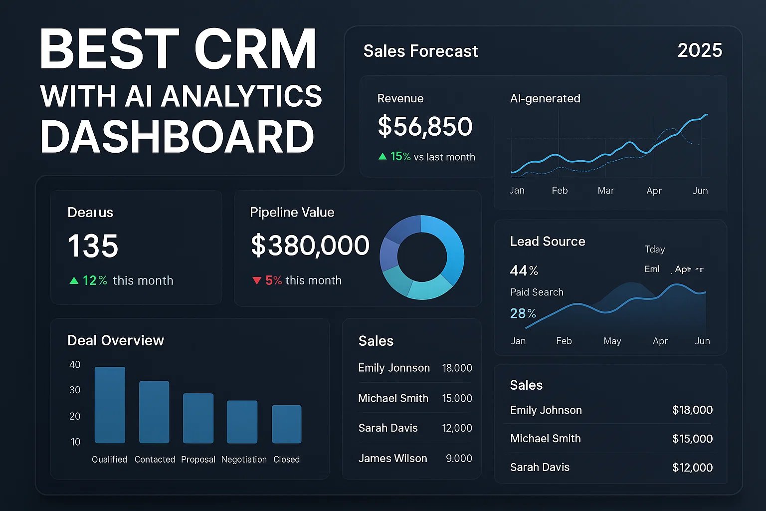 Best CRM with AI Analytics Dashboard (2026)
