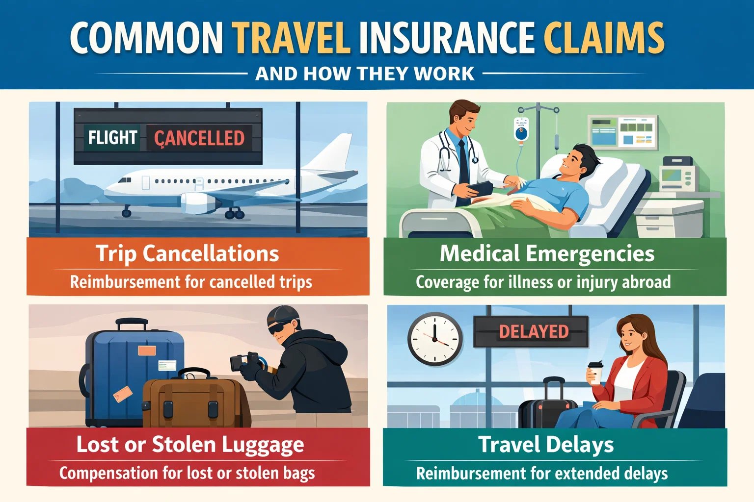Common Travel Insurance Claims and How They Work